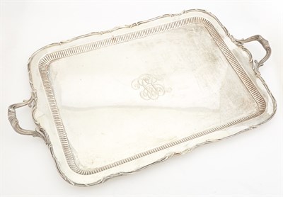 Lot 385 - Gorham Sterling Silver Two-Handled Tray 1895...