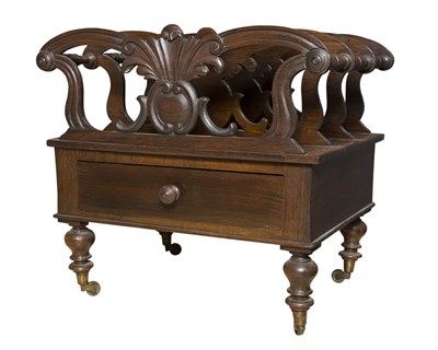Lot 220 - William IV Rosewood Canterbury Height 19 1/2...