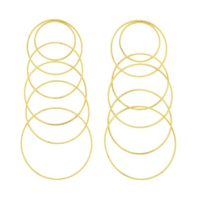 Lot 114 - Pair of Gold 'Hawaii' Pendant-Earrings, Buccellati