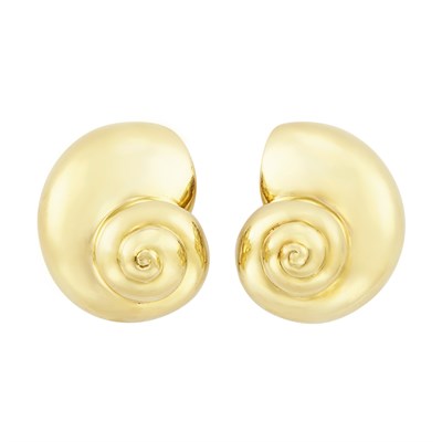 Lot 434 - Pair of Gold Earclips, Verdura