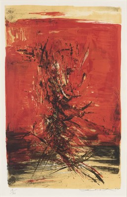 Lot 248 - Zao Wou-Ki (1921-2013) UNTITLED (AGERUP 159)...