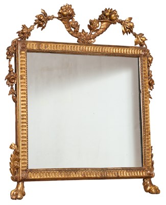 Lot 152 - Italian Neoclassical Giltwood Overmantel...