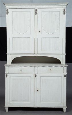 Lot 400 - Swedish Gustavian Neoclassical Painted Dresser...