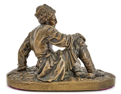 Lot 192 - Russian Bronze Figure of a Seated Circassian...