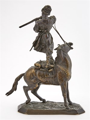 Lot 191 - Russian Bronze Group of Circassian Cavalier...