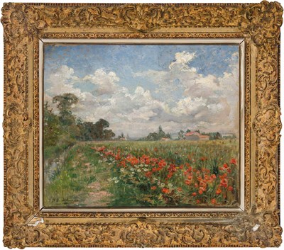 Lot 1130 - Henry Eugene Delacroix French, 1845-1929 Tulip...