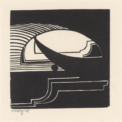 Lot 230 - John Storrs (1885-1956) ROMANTIC NIGHT (EAGLE)...