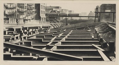 Lot 145 - Louis Lozowick SUBWAY CONSTRUCTION (F. 86)...
