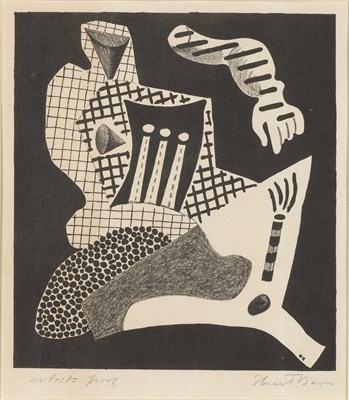 Lot 60 - Stuart Davis COMPOSITION (C./M. 18) Lithograph,...