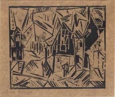 Lot 92 - Lyonel Feininger (1871-1956) DORF (VILLAGE)...
