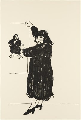Lot 115 - David Hockney ANN LOOKING AT HER PICTURE...