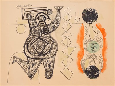 Lot 19 - Byron Browne American, 1907-1961 Two...