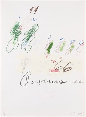 Lot 237 - Cy Twombly QUERCUS ROBUR (B. 54) Color...