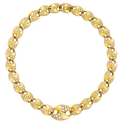 Lot 321 - Gold and Diamond Necklace, Faraone