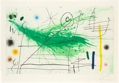 Lot 2130 - Joan Miró (1893-1983) PARTIE DE CAMPAGNE III...