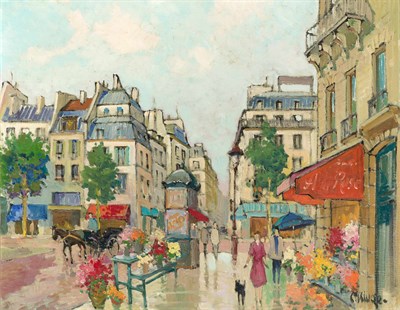 Lot 1139 - Constantin Kluge French, 1912-2003 Boulevard...