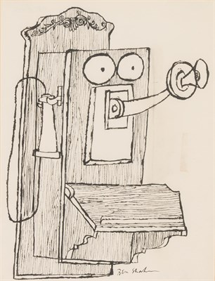 Lot 103 - Ben Shahn American, 1898-1969 Telephone Signed...