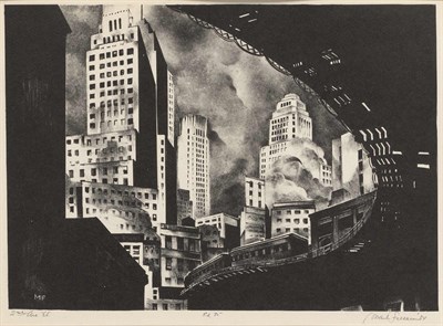 Lot 95 - Mark Freeman (1908-2003) SECOND AVENUE "EL"...
