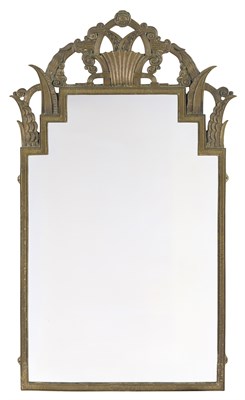 Lot 165 - Marcel Bergue Art Deco Bronze Mirror Circa...
