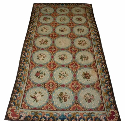 Lot 606 - Needlepoint Carpet France, late 19th century...