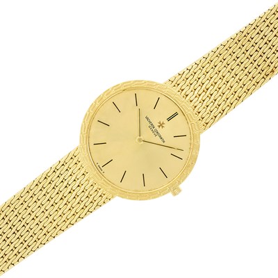 Lot 373 - Gold Wristwatch, Vacheron & Constantin