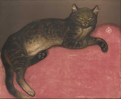 Lot 229 - Théophile Steinlen L'HIVER, CHAT SUR UN...
