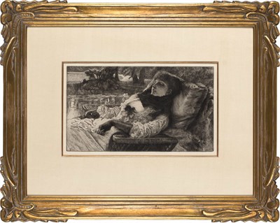 Lot 235 - James Jacques Tissot (1836-1902) SOIRÉE D'ÉTÉ...
