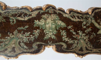Lot 106 - Pair of Continental Painted and Parcel-Gilt...