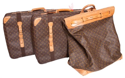 Lot 157 - Two Louis Vuitton Soft Case Suitcases and a...