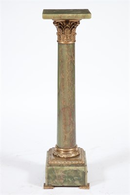 Lot 343 - Louis XVI Style Gilt-Metal Mounted Green Onyx...