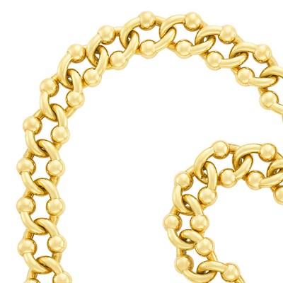 Lot 36 - Long Gold Chain Necklace
