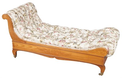 Lot 237 - Charles X Style Fruitwood Child's Chaise...