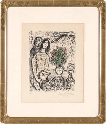 Lot 45 - Marc Chagall L'INTÉRIEUR (M. 931) Color...
