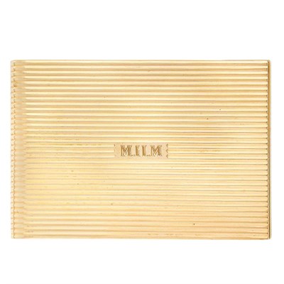 Lot 18 - Gold Note Pad Case, Ruser
