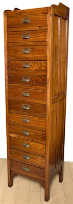 Lot 240 - Chinese Hardwood Tall Chest of Drawers with...