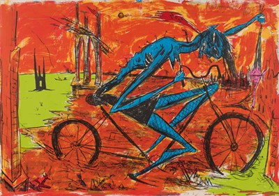 Lot 29 - Rick Prol American, b. 1958 SOS, 1985 Signed...