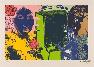 Lot 32 - DAZE American, b. 1962 Piano Dream, 1985...