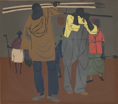 Lot 112 - Robert Gwathmey (1903-1988) END OF THE DAY...