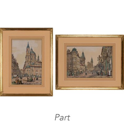 Lot 127 - Samuel Prout (1783-1852) VIEWS OF PRAGUE:...