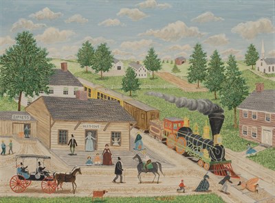 Lot 32 - Albert Davies American, 1889-1967 Glen Cove...