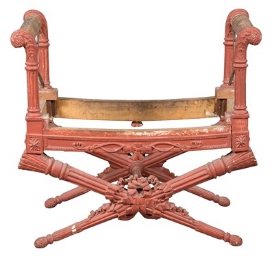 Lot 409 - Louis XVI Style Red-Painted and...