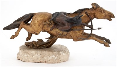 Lot 220 - Franz Bergmann Cold Painted Bronze Figure of a...