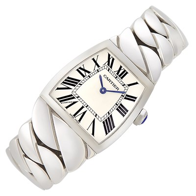 Lot 362 - Stainless Steel 'La Dona' Wristwatch, Cartier