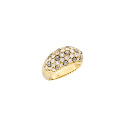 Lot 9 - Gold, Platinum and Diamond Ring, Cartier