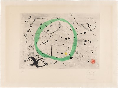 Lot 168 - Joan Miró FOND MARIN I (D. 357) Color aquatint,...