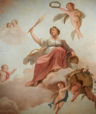 Lot 42 - French School 19th Century Allegory of Poetry...