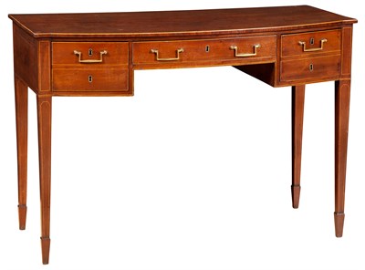 Lot 266 - George III Inlaid Mahogany Dressing Table...