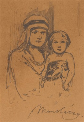 Lot 79 - Mihaly Munkacsy German/Hungarian, 1844-1900 An...