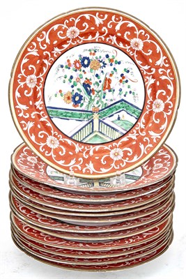 Lot 413 - English Porcelain Dessert Service Second...