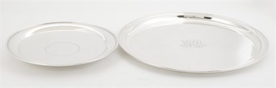 Lot 409 - Two Tiffany & Co. Sterling Silver Trays...